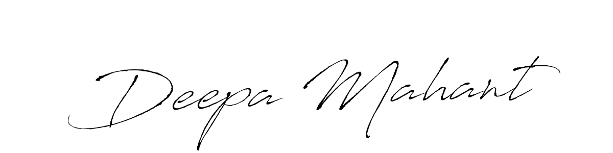 Make a beautiful signature design for name Deepa Mahant. Use this online signature maker to create a handwritten signature for free. Deepa Mahant signature style 6 images and pictures png