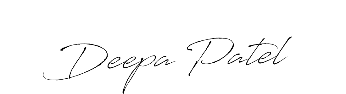 How to make Deepa Patel signature? Antro_Vectra is a professional autograph style. Create handwritten signature for Deepa Patel name. Deepa Patel signature style 6 images and pictures png