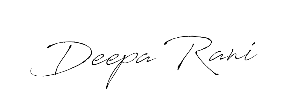 Deepa Rani stylish signature style. Best Handwritten Sign (Antro_Vectra) for my name. Handwritten Signature Collection Ideas for my name Deepa Rani. Deepa Rani signature style 6 images and pictures png