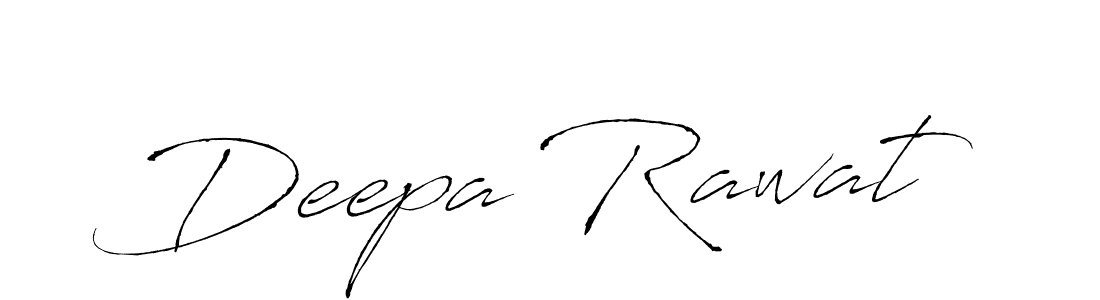 How to make Deepa Rawat name signature. Use Antro_Vectra style for creating short signs online. This is the latest handwritten sign. Deepa Rawat signature style 6 images and pictures png