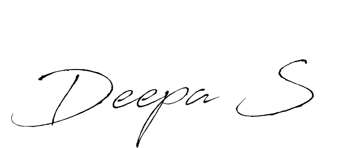 You should practise on your own different ways (Antro_Vectra) to write your name (Deepa S) in signature. don't let someone else do it for you. Deepa S signature style 6 images and pictures png
