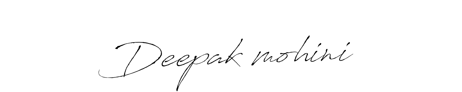 Use a signature maker to create a handwritten signature online. With this signature software, you can design (Antro_Vectra) your own signature for name Deepak♡mohini. Deepak♡mohini signature style 6 images and pictures png