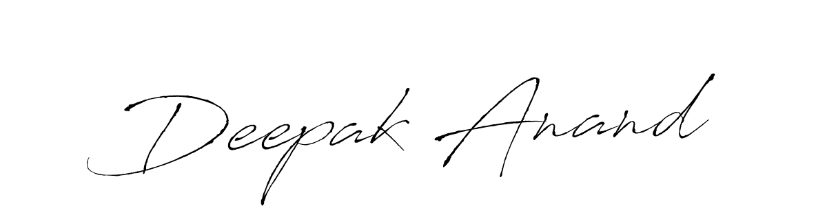 Create a beautiful signature design for name Deepak Anand. With this signature (Antro_Vectra) fonts, you can make a handwritten signature for free. Deepak Anand signature style 6 images and pictures png