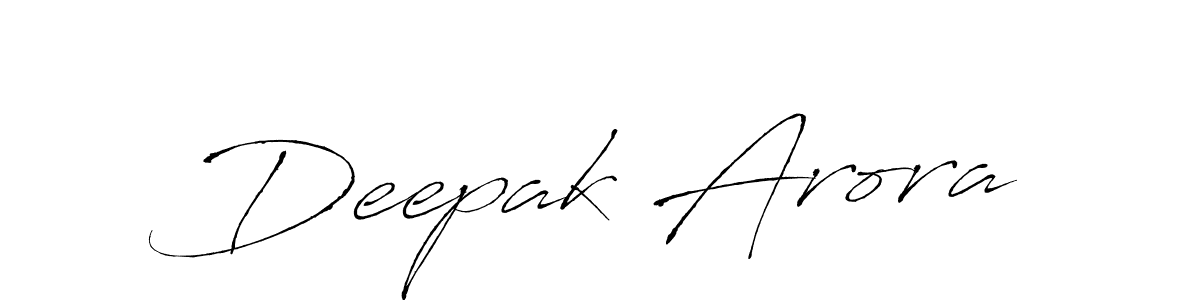 Also You can easily find your signature by using the search form. We will create Deepak Arora name handwritten signature images for you free of cost using Antro_Vectra sign style. Deepak Arora signature style 6 images and pictures png