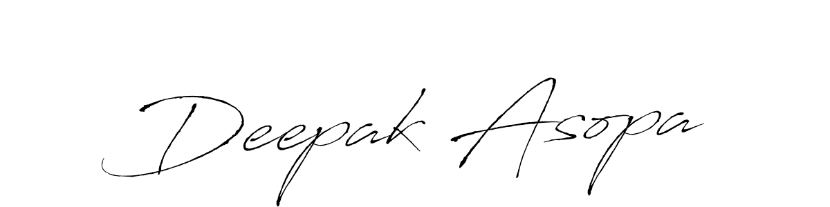 It looks lik you need a new signature style for name Deepak Asopa. Design unique handwritten (Antro_Vectra) signature with our free signature maker in just a few clicks. Deepak Asopa signature style 6 images and pictures png