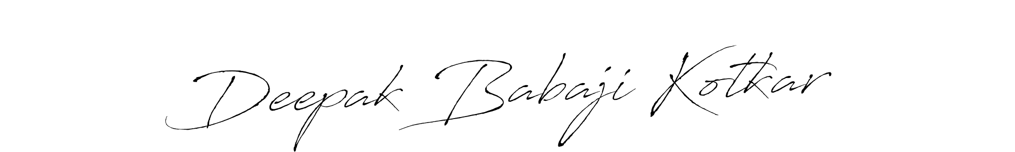 It looks lik you need a new signature style for name Deepak Babaji Kotkar. Design unique handwritten (Antro_Vectra) signature with our free signature maker in just a few clicks. Deepak Babaji Kotkar signature style 6 images and pictures png