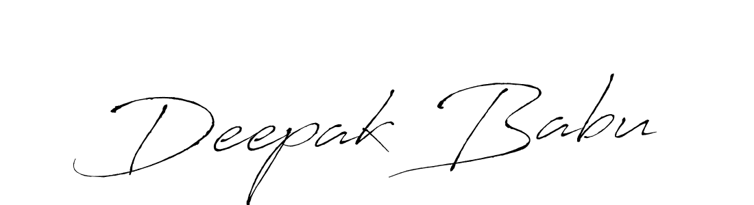 How to make Deepak Babu signature? Antro_Vectra is a professional autograph style. Create handwritten signature for Deepak Babu name. Deepak Babu signature style 6 images and pictures png