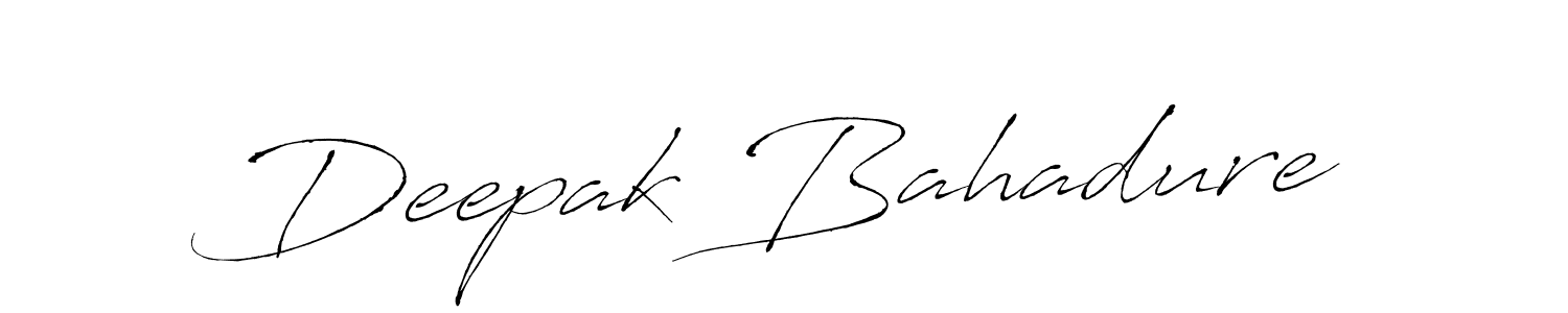 Use a signature maker to create a handwritten signature online. With this signature software, you can design (Antro_Vectra) your own signature for name Deepak Bahadure. Deepak Bahadure signature style 6 images and pictures png