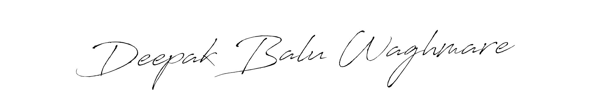 How to make Deepak Balu Waghmare name signature. Use Antro_Vectra style for creating short signs online. This is the latest handwritten sign. Deepak Balu Waghmare signature style 6 images and pictures png