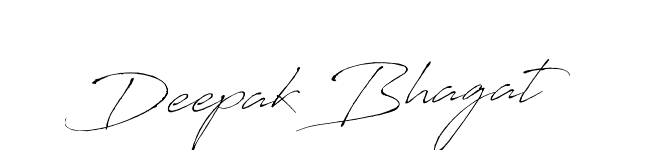 Design your own signature with our free online signature maker. With this signature software, you can create a handwritten (Antro_Vectra) signature for name Deepak Bhagat. Deepak Bhagat signature style 6 images and pictures png