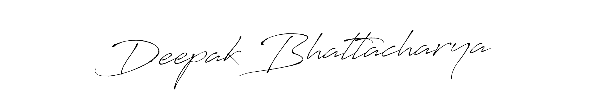 Make a short Deepak Bhattacharya signature style. Manage your documents anywhere anytime using Antro_Vectra. Create and add eSignatures, submit forms, share and send files easily. Deepak Bhattacharya signature style 6 images and pictures png