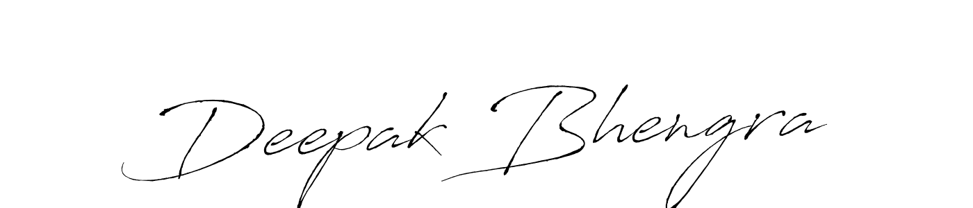 Create a beautiful signature design for name Deepak Bhengra. With this signature (Antro_Vectra) fonts, you can make a handwritten signature for free. Deepak Bhengra signature style 6 images and pictures png