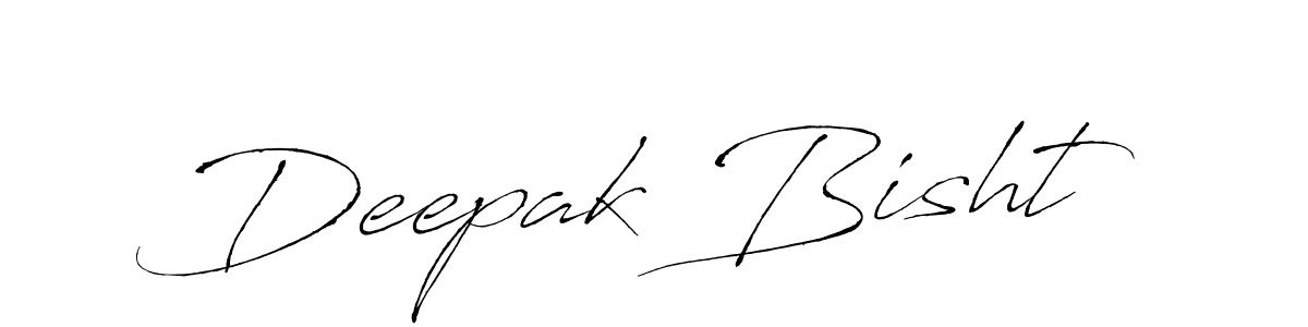 Deepak Bisht stylish signature style. Best Handwritten Sign (Antro_Vectra) for my name. Handwritten Signature Collection Ideas for my name Deepak Bisht. Deepak Bisht signature style 6 images and pictures png