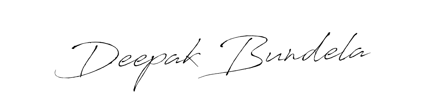 How to make Deepak Bundela name signature. Use Antro_Vectra style for creating short signs online. This is the latest handwritten sign. Deepak Bundela signature style 6 images and pictures png