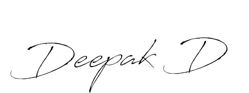 It looks lik you need a new signature style for name Deepak D. Design unique handwritten (Antro_Vectra) signature with our free signature maker in just a few clicks. Deepak D signature style 6 images and pictures png