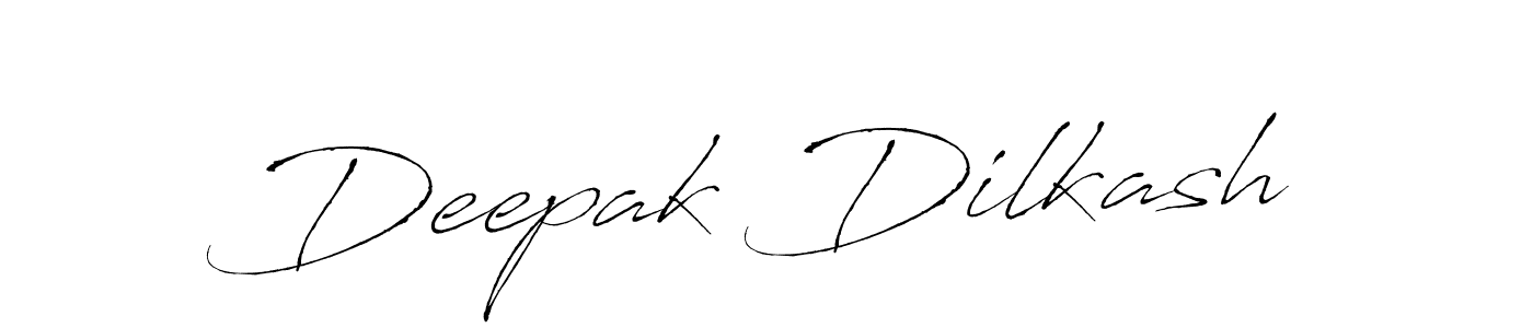 Use a signature maker to create a handwritten signature online. With this signature software, you can design (Antro_Vectra) your own signature for name Deepak Dilkash. Deepak Dilkash signature style 6 images and pictures png