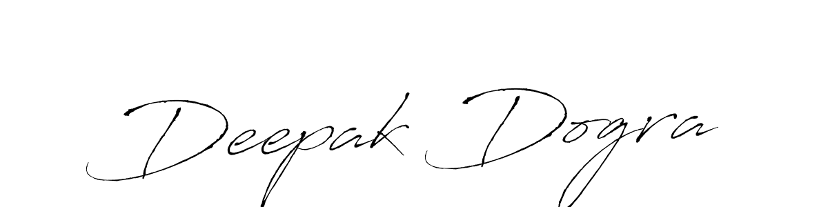 Make a beautiful signature design for name Deepak Dogra. With this signature (Antro_Vectra) style, you can create a handwritten signature for free. Deepak Dogra signature style 6 images and pictures png