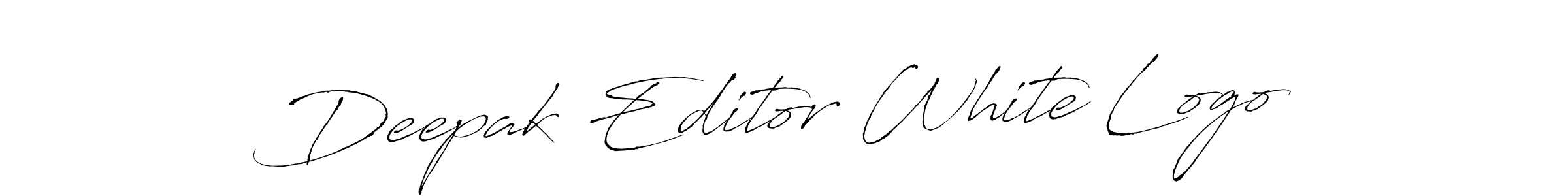 Create a beautiful signature design for name Deepak Editor White Logo. With this signature (Antro_Vectra) fonts, you can make a handwritten signature for free. Deepak Editor White Logo signature style 6 images and pictures png