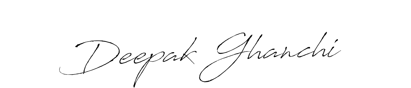 Also we have Deepak Ghanchi name is the best signature style. Create professional handwritten signature collection using Antro_Vectra autograph style. Deepak Ghanchi signature style 6 images and pictures png