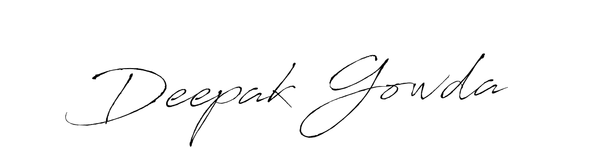 Also You can easily find your signature by using the search form. We will create Deepak Gowda name handwritten signature images for you free of cost using Antro_Vectra sign style. Deepak Gowda signature style 6 images and pictures png