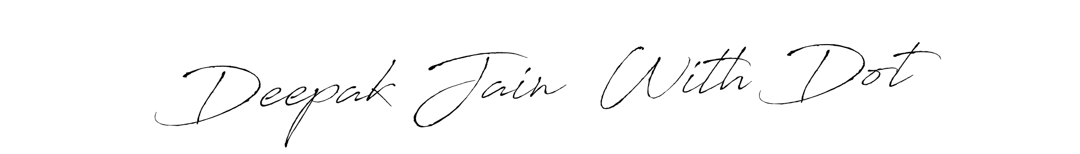 Best and Professional Signature Style for Deepak Jain  With Dot. Antro_Vectra Best Signature Style Collection. Deepak Jain  With Dot signature style 6 images and pictures png