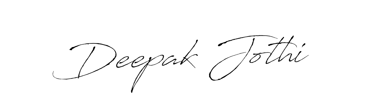 Create a beautiful signature design for name Deepak Jothi. With this signature (Antro_Vectra) fonts, you can make a handwritten signature for free. Deepak Jothi signature style 6 images and pictures png