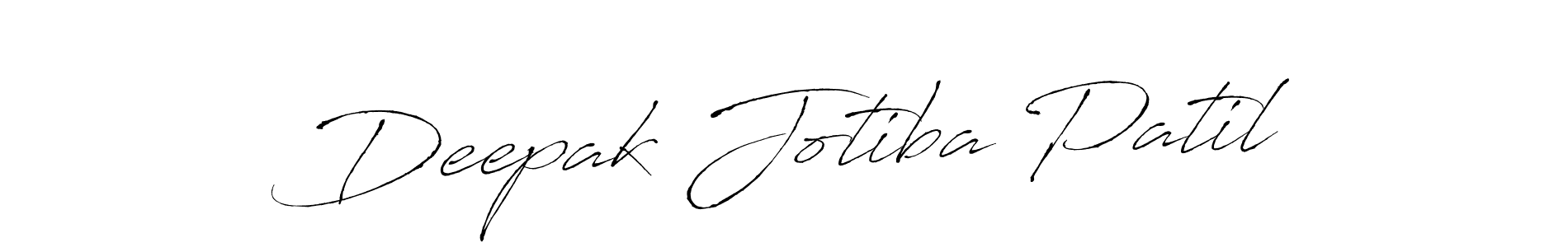 Create a beautiful signature design for name Deepak Jotiba Patil. With this signature (Antro_Vectra) fonts, you can make a handwritten signature for free. Deepak Jotiba Patil signature style 6 images and pictures png