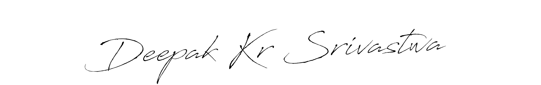 It looks lik you need a new signature style for name Deepak Kr Srivastwa. Design unique handwritten (Antro_Vectra) signature with our free signature maker in just a few clicks. Deepak Kr Srivastwa signature style 6 images and pictures png