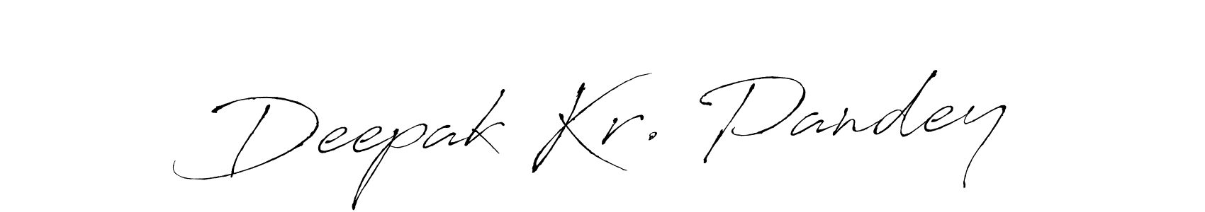 It looks lik you need a new signature style for name Deepak Kr. Pandey. Design unique handwritten (Antro_Vectra) signature with our free signature maker in just a few clicks. Deepak Kr. Pandey signature style 6 images and pictures png