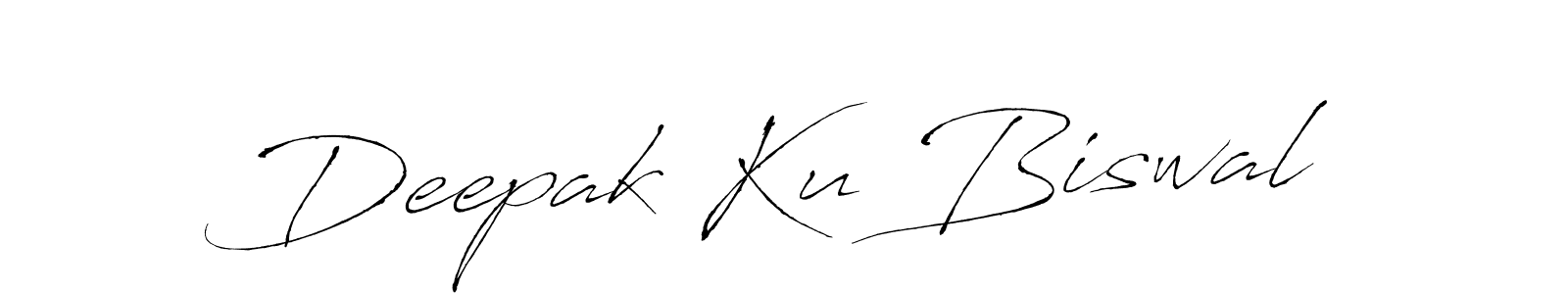 Create a beautiful signature design for name Deepak Ku Biswal. With this signature (Antro_Vectra) fonts, you can make a handwritten signature for free. Deepak Ku Biswal signature style 6 images and pictures png