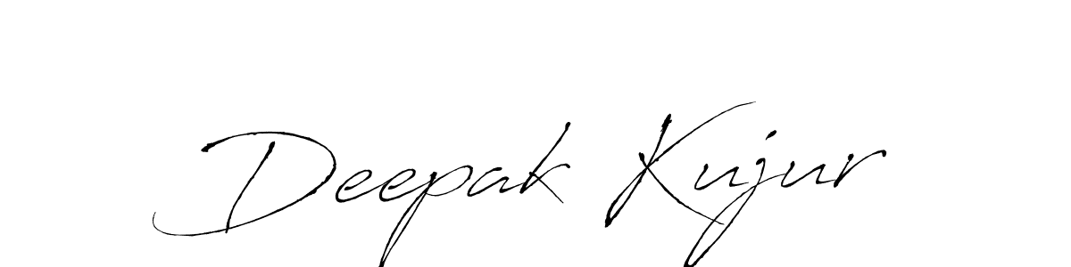 Deepak Kujur stylish signature style. Best Handwritten Sign (Antro_Vectra) for my name. Handwritten Signature Collection Ideas for my name Deepak Kujur. Deepak Kujur signature style 6 images and pictures png