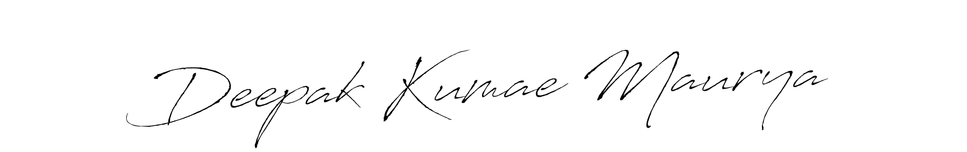Antro_Vectra is a professional signature style that is perfect for those who want to add a touch of class to their signature. It is also a great choice for those who want to make their signature more unique. Get Deepak Kumae Maurya name to fancy signature for free. Deepak Kumae Maurya signature style 6 images and pictures png