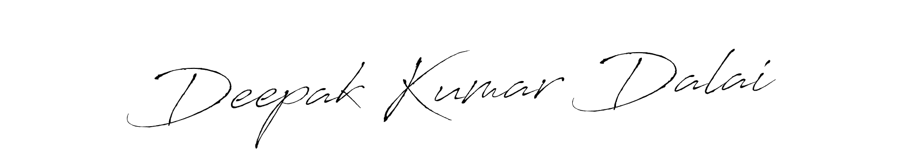 How to make Deepak Kumar Dalai name signature. Use Antro_Vectra style for creating short signs online. This is the latest handwritten sign. Deepak Kumar Dalai signature style 6 images and pictures png