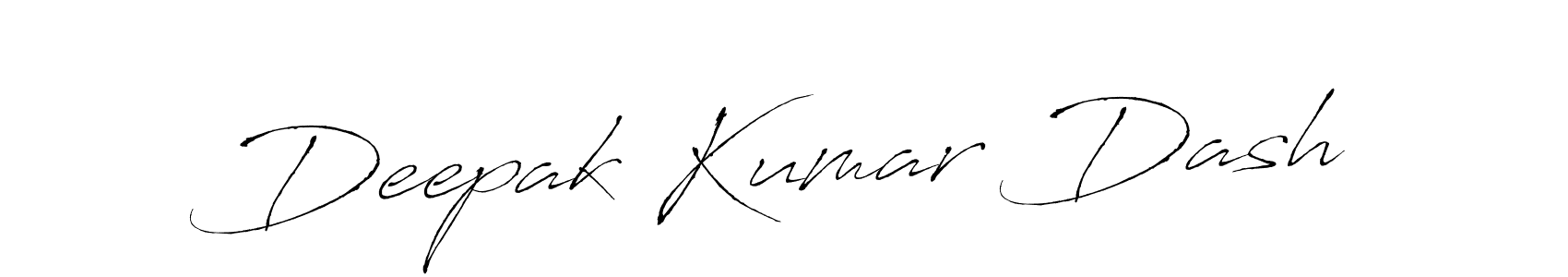 Design your own signature with our free online signature maker. With this signature software, you can create a handwritten (Antro_Vectra) signature for name Deepak Kumar Dash. Deepak Kumar Dash signature style 6 images and pictures png