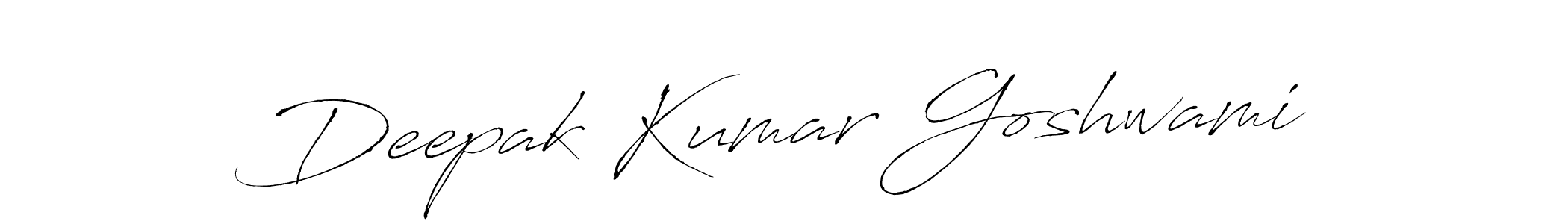 How to make Deepak Kumar Goshwami signature? Antro_Vectra is a professional autograph style. Create handwritten signature for Deepak Kumar Goshwami name. Deepak Kumar Goshwami signature style 6 images and pictures png