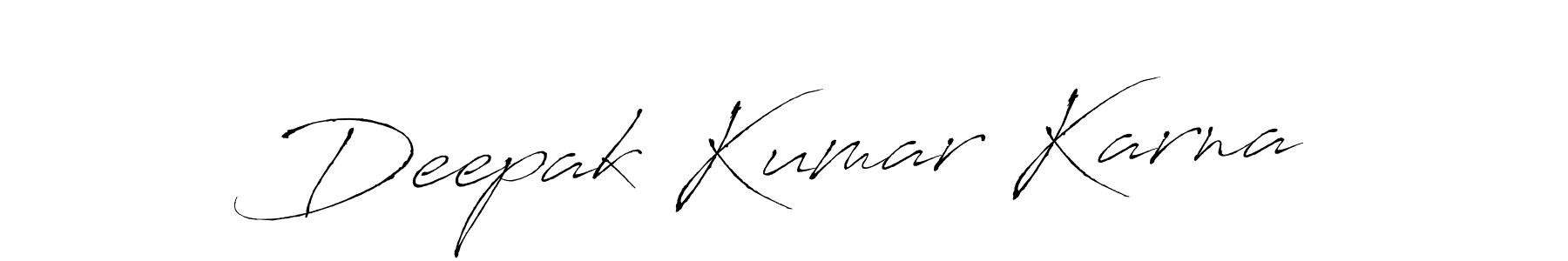 How to make Deepak Kumar Karna signature? Antro_Vectra is a professional autograph style. Create handwritten signature for Deepak Kumar Karna name. Deepak Kumar Karna signature style 6 images and pictures png