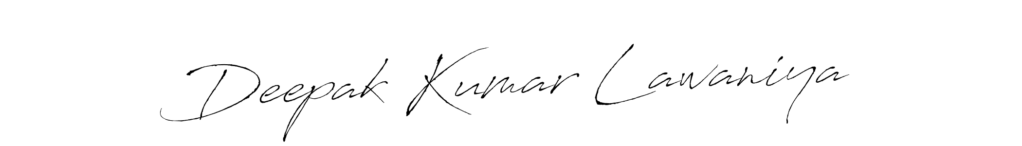 Make a short Deepak Kumar Lawaniya signature style. Manage your documents anywhere anytime using Antro_Vectra. Create and add eSignatures, submit forms, share and send files easily. Deepak Kumar Lawaniya signature style 6 images and pictures png