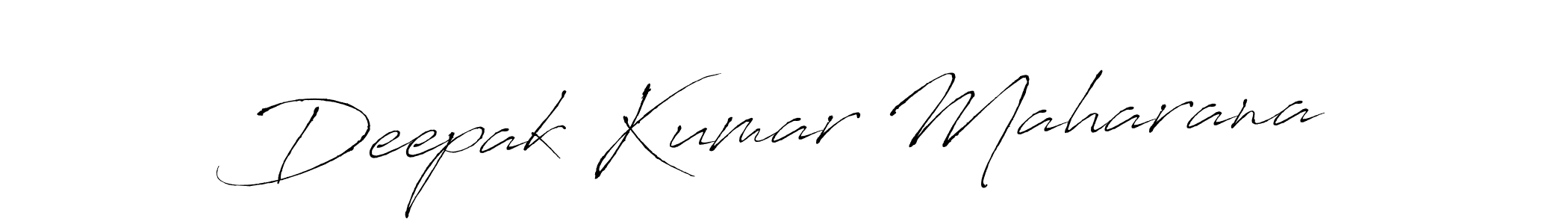 Create a beautiful signature design for name Deepak Kumar Maharana. With this signature (Antro_Vectra) fonts, you can make a handwritten signature for free. Deepak Kumar Maharana signature style 6 images and pictures png