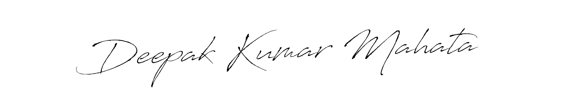 Deepak Kumar Mahata stylish signature style. Best Handwritten Sign (Antro_Vectra) for my name. Handwritten Signature Collection Ideas for my name Deepak Kumar Mahata. Deepak Kumar Mahata signature style 6 images and pictures png