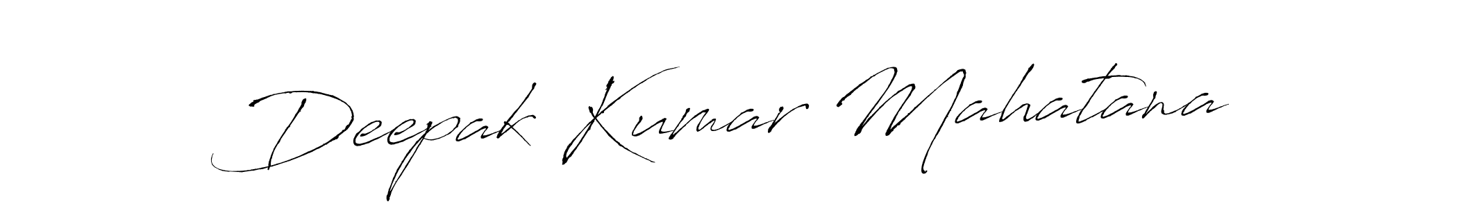 Design your own signature with our free online signature maker. With this signature software, you can create a handwritten (Antro_Vectra) signature for name Deepak Kumar Mahatana. Deepak Kumar Mahatana signature style 6 images and pictures png