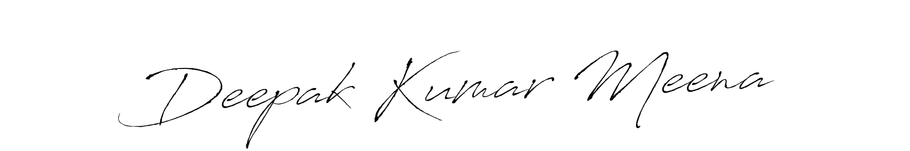 Make a beautiful signature design for name Deepak Kumar Meena. With this signature (Antro_Vectra) style, you can create a handwritten signature for free. Deepak Kumar Meena signature style 6 images and pictures png