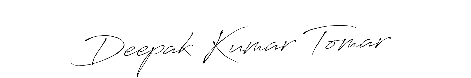 The best way (Antro_Vectra) to make a short signature is to pick only two or three words in your name. The name Deepak Kumar Tomar include a total of six letters. For converting this name. Deepak Kumar Tomar signature style 6 images and pictures png