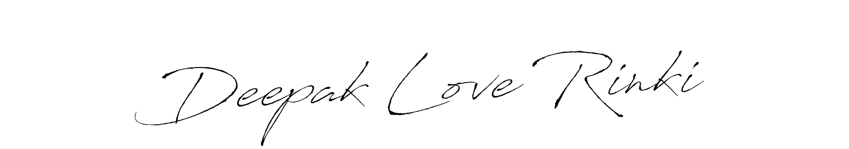 Similarly Antro_Vectra is the best handwritten signature design. Signature creator online .You can use it as an online autograph creator for name Deepak Love Rinki. Deepak Love Rinki signature style 6 images and pictures png