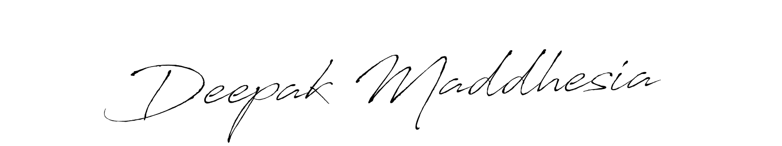 It looks lik you need a new signature style for name Deepak Maddhesia. Design unique handwritten (Antro_Vectra) signature with our free signature maker in just a few clicks. Deepak Maddhesia signature style 6 images and pictures png
