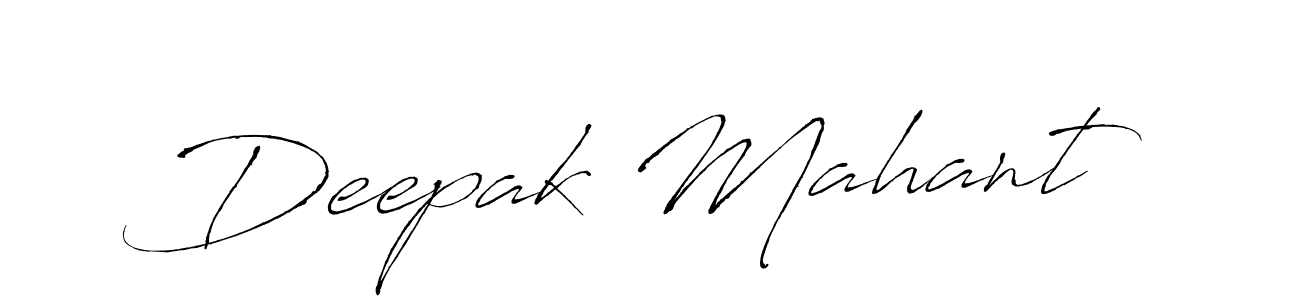 Antro_Vectra is a professional signature style that is perfect for those who want to add a touch of class to their signature. It is also a great choice for those who want to make their signature more unique. Get Deepak Mahant name to fancy signature for free. Deepak Mahant signature style 6 images and pictures png