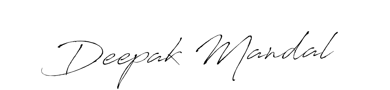 Create a beautiful signature design for name Deepak Mandal. With this signature (Antro_Vectra) fonts, you can make a handwritten signature for free. Deepak Mandal signature style 6 images and pictures png