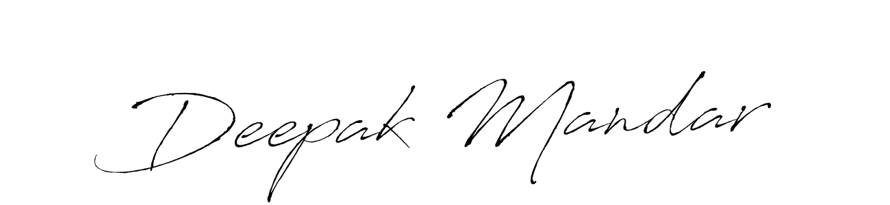 Also we have Deepak Mandar name is the best signature style. Create professional handwritten signature collection using Antro_Vectra autograph style. Deepak Mandar signature style 6 images and pictures png