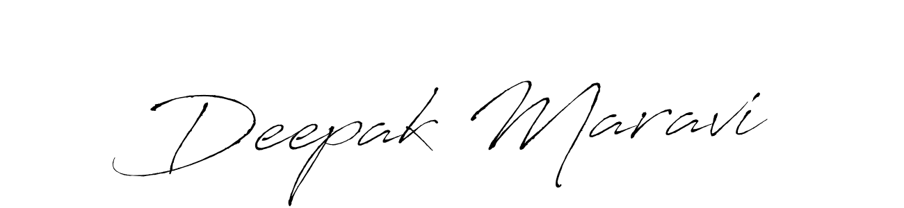 Use a signature maker to create a handwritten signature online. With this signature software, you can design (Antro_Vectra) your own signature for name Deepak Maravi. Deepak Maravi signature style 6 images and pictures png