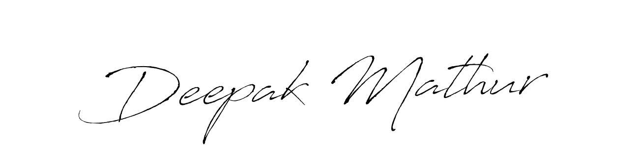 The best way (Antro_Vectra) to make a short signature is to pick only two or three words in your name. The name Deepak Mathur include a total of six letters. For converting this name. Deepak Mathur signature style 6 images and pictures png