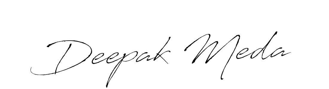 Best and Professional Signature Style for Deepak Meda. Antro_Vectra Best Signature Style Collection. Deepak Meda signature style 6 images and pictures png